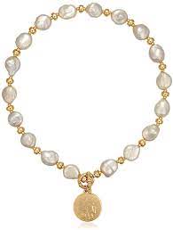 Check spelling or type a new query. Amazon Com Pearl Necklace With Gold Coin Figure Pendant Irregular Pearls Choker For Women Man Jewelry Clothing