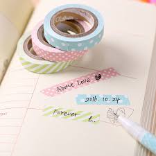 5pcs Pack Candy Color Rainbow Striped Dots Washi Tape Diy Decorative Tape Color Paper Adhesive Tapes Price Washi Tape Ideas Cinta Decorativa Cinta Adhesiva
