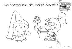 Dibujo para colorear como dibujar dragón (comic). 67 Ideas De Sant Jordi Jordi Manualidades Sant Jordi Felic Sant Jordi