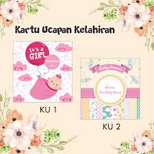 Beranda » doa ucapan kelahiran bayi » doa & ucapan selamat atas kelahiran bayi perempuan. Kartu Ucapan Lahiran Kelahiran Bayi Newborn Baby Rp 435 Pcs Min 80 Pcs Shopee Indonesia