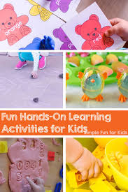These fun activities for kids are easy, diy, and can mostly be done with everyday items that you have around the house. Fun Hands On Learning Activities For Kids Simple Fun For Kids