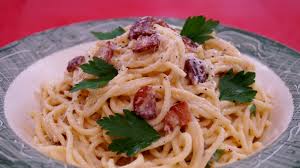 The word carbonara in italian has to do with charcoal so many theories of the origin involve coal miners making. Spaghetti Alla Carbonara Recipe Pasta Carbonara How To Diane Kometa Dishin With Di 155 Youtube