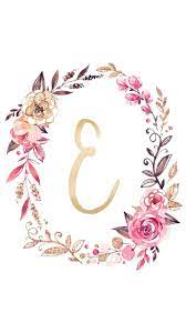 Download Monogram E Wallpaper By Sassenach90 15 Free On Zedge Now Browse Millions Of Popular Floral Wallpapers And Ringt Inisial Pola Bunga Lukisan Huruf