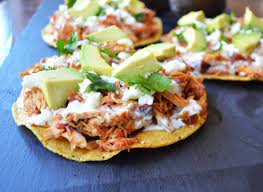 Slow Cooker Chicken Tinga Tostadas Modern Honey