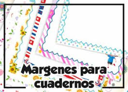 También es ideal para decorar cartas o una agenda. Margenes Bonitos