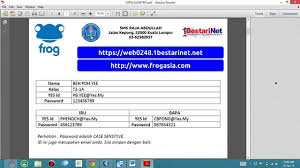 Sila rujuk guru penyelaras frog vle sekolah anda. Pengedaran Id Vle Frog Kepada Ibubapa Youtube