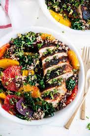 Healthy Chicken Quinoa Beet Bowls With Herb Gremolata Aberdeen S Kitchen