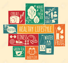 Certain foods can increase the likelihood of heart disease, while others can decrease the risk. Vector Illustration Of Healthy Lifestyle Elements For Design Royalty Free Cliparts Vectors And Stock Illustration Image 39185948