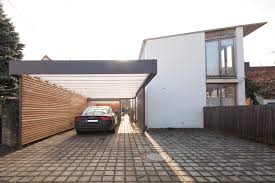 Carport Moderne Garagen Schuppen Von Architekt Armin Hagele Modern Homify Garage Exterior Modern Carport Car Porch Design