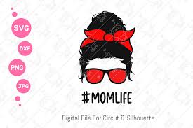 Download Mom Life Svg Messy Bun Mom Svg Graphic By Crstocker Creative Fabrica