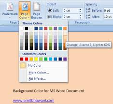 To add a background picture to a single page, with full control over its tone, color and transparency, use the insert picture option. Add Or Change Background Color In Microsoft Word Documents Microsoft Blog