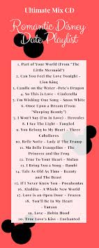 Romantic Disney Date Playlist I Shayari Page