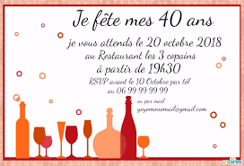 Modele Texte Invitation Anniversaire 40 Ans Humoristique Jlfavero