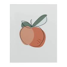 Acrylic Wall Art Abstract Peach Zazzle Com In 2021 Abstract Art Projects Acrylic Wall Art Art