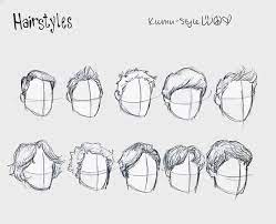 Hairstyles 2 By Kumu18 Deviantart Com On Deviantart Cartoon Hair How To Draw Hair Drawing Male Hair