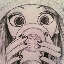 So, what do you think about doodling now that. Cute Drawings Art Drawings Sketches Girl Drawing Sketches