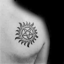 It features a pentagram or endless knot which is the reason why it protects those. Top 37 Anti Possession Supernatural Tattoo Ideas 2021 Inspiration Guide