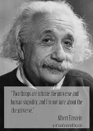 Embed this quote text, quote image or both quote and text on your website, blog or bb forums using the codes below. Einstein Human Stupidity Quotes Quotesgram