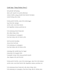 Hadirmu yang membawa erti dan meniupkan kembali nafasku yang telah lama terhenti. Lirik Lagu Mimpi Manis