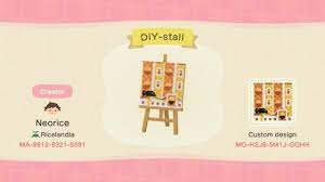 Diy Stall Pattern Designed By Neorice Of Acnh Custom Designs New Animal Crossing Animal Crossing Animal Crossing Game