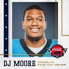 Carolina Panthers’ DJ Moore Named Honorary Pace Car Driver for  Coca-Cola 600