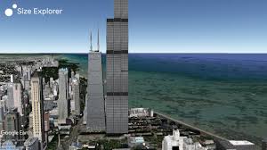 Introducing a very large office building to the smaller scaled precinct of copley square both a challenge and opportunity that required a great degree of sensitivity to the square's prestressed concrete institute award (for john hancock place garage) prestressed concrete institute, 1973. John Hancock Center Vs Willis Tower Size Explorer Compare The World