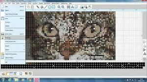 Convert your own picture into a chart. Cross Stitch Designer Importing Images Youtube