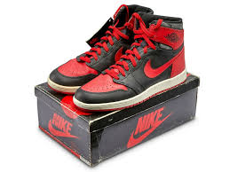 Shoezeum 1985 Vintage Original Og Nike Air Jordan 1 I Black Red Size 12 Air Jordans Nike Air Nike Air Monarch