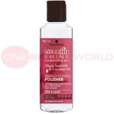 Schwarzkopf Smooth N Shine Black Seed Oil Coconut Oil Straightening Polisher 5 Oz Onebeautyworld Com