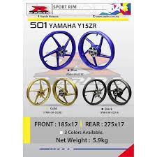 Yamaha y15zr open has 5,719 members. Rs150 Rapido Y15zr Blue Sport Rim 501 185x17 275x17 Shopee Singapore