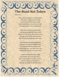 The Road Not Taken By Robert Frost The Road Not Taken Robert Frost Two Roads Song Lyrics And Chords