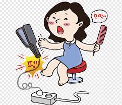 Maybe you would like to learn more about one of these? Woman Cartoon A Woman Without A Hair Business Woman Black Hair Hand Png Pngwing