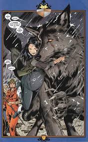 A Very Pregnant Snow White Reunited With Bigby The Big Bad Wolf Ambrose And King Cole In The Backgro Comic Books Illustration The Wolf Among Us Fables Comic