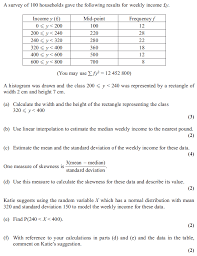What is the linear interpolation formula? Exam Questions Estimating The Median From A Grouped Frequency Table Examsolutions
