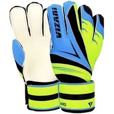 Vizari Avio Goalkeeper Glove Finger Protection Blue Green