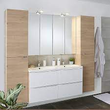 Goodhome imandra miroir l.100 x h.60 x. Meuble Sous Vasque A Suspendre Goodhome Imandra Blanc 120 Cm Castorama