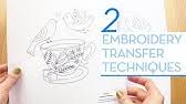 Download Transfer Embroidery Designs And Stabilize Stitches Youtube