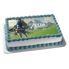 Rated 10 out of 10. Pin By Laura Pittelli On Zelda Birthday Edible Cake Toppers Edible Cake Zelda Birthday