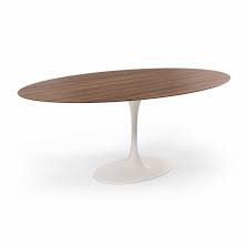 Personally i love tulip tables and would easily put one in my dining room if i was in the market for a new table. Saarinen Oval Tulip Dining Tables American Walnut 78 X 47 Dt6138b Amwalnut Wg By Aeon Furniture Dt6138b Amwalnut Wg By Aeon Furniture