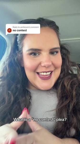 What Is Ple No Contest in Court Mean | TikTok