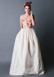 We've rounded up 30 simple gowns for every style and budget. 20 Floral Wedding Dresses That Will Take Your Breath Away Chic Vintage Brides