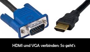 So you noticed that your laptop has an hdmi port, and since hdmi is backward compatible unfortunately, the reality is that it's not possible to get hdmi input on a laptop unless it has a. Hdmi Per Vga Verbinden So Geht S Mit Adapter Und Konverter