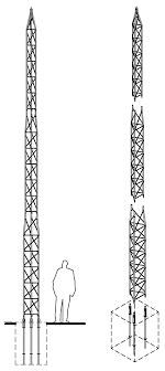 Build a 25 50 free standing tilt then crank up tower antenna. How To Install Universal Antenna Towers Palco Electronics Antenna Tower Ham Radio Antenna Ham Radio