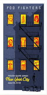 The foo fighters rocked madison square garden on sunday night, with unexpected guest dave chappelle. 7 16 2018 Madison Square Garden Nyc Foo Fighters Poster Foo Fighters Foo Fighters Concert Poster