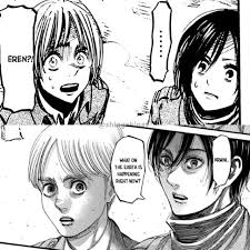 Armin And Mikasa Before And After Isayama S Artistic Improvement Ch 11 And 110 Titanfolk Snk female characters in fashion style. armin and mikasa before and after