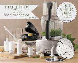 Magimix By Robot Coupe 16 Cup Food Processor Food Processor Recipes Cup Baking Equipment