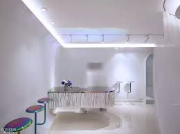 This style appeared from the design of industrial facilities, where all elements of the appearance were. Recovery Salon In Shanghai Offers High Tech Treatments With Interiors By Atelier I N D J High Tech Interior Interior High Tech Interior Design