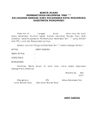 Kelompok tani sebagai wahana kerjasama, hendaknya memiliki kemampuan untuk. Doc Berita Acara Poktan Andy Sanosa Academia Edu