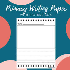 Writing paper with picture box. Primary Writing Paper With Picture Box Worksheets Teaching Resources Tpt