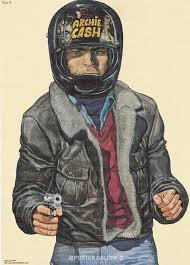 Vintage Shooting Target Poster With Archi Cash by Malik William Tai Used by  Belgium Police (P.J.L. 9)